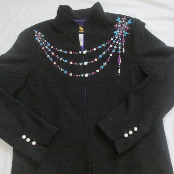 Bob Mackie Wearable Art Jacket - Picture 3 of 6
